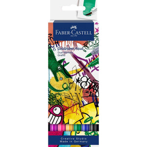 Marcadores Faber-Castell Goldfaber Aqua Dual — conjuntos de 6 — Graffiti