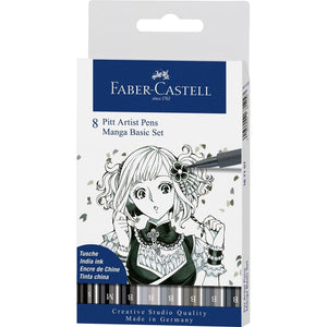 Marcadores Faber-Castell Pitt Artist Pen Manga — conjuntos — Manga — 8