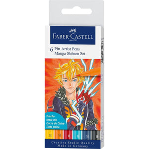 Marcadores Faber-Castell Pitt Artist Pen Manga — conjuntos — Shônen — 6