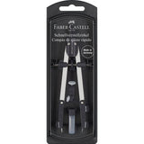 Compasso Faber-Castell com adaptador e minas