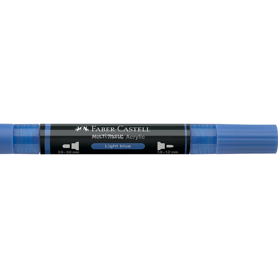 Marcador Acrílico Faber-Castell Multimark Light Blue