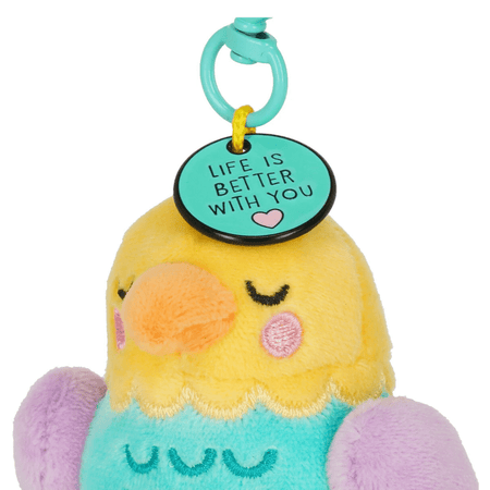 2 porta - chaves com um peluche - Super macio! - Pequeno - Legami - Papelaria Encantada