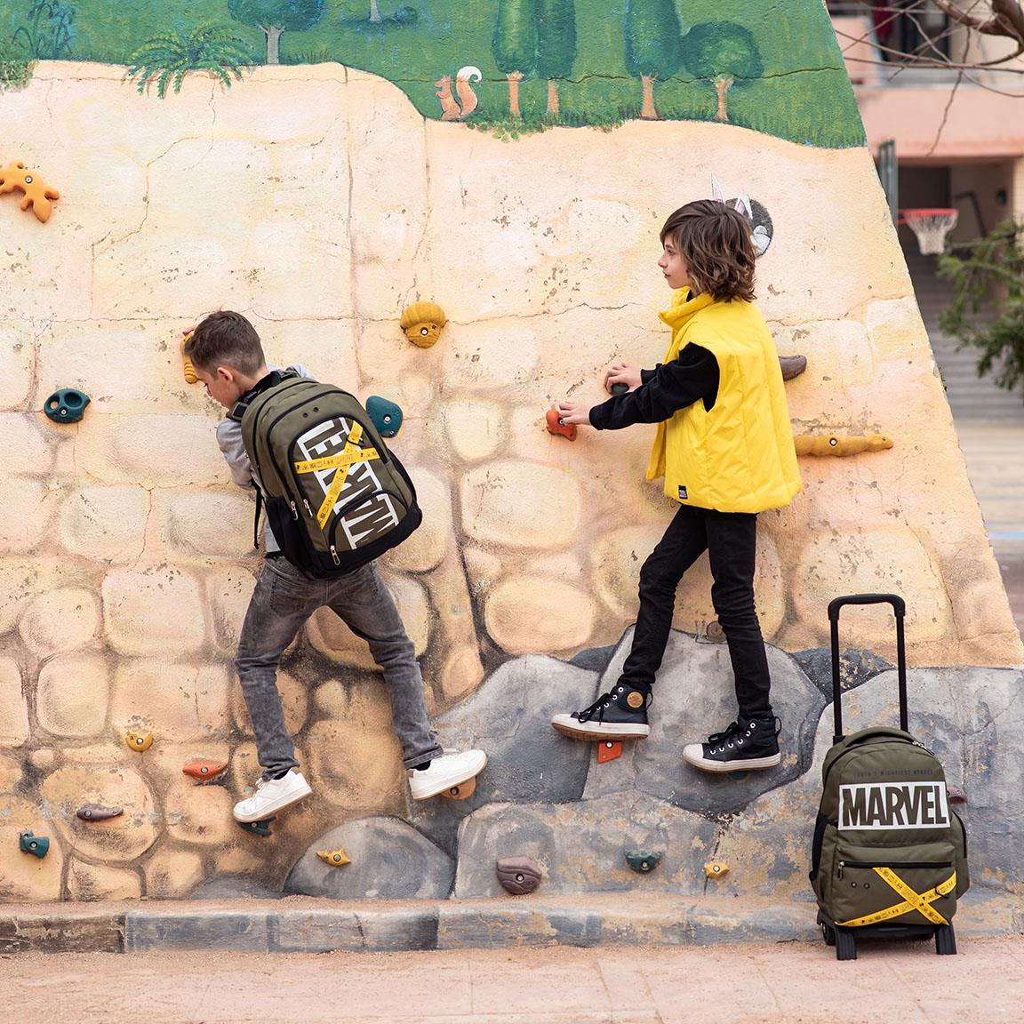 Mochila Escolar Grande 44 Cm Marvel - Papelaria Encantada