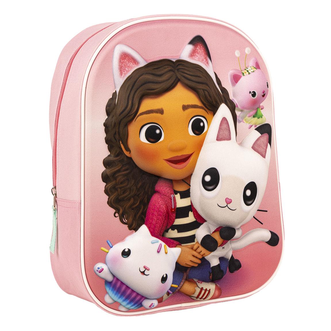 Mochila Infantil 3d Gabby´S Dollhouse - Papelaria Encantada