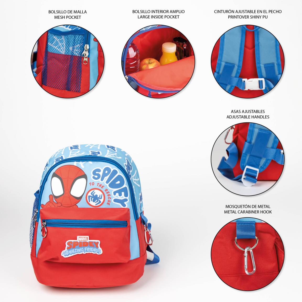 Mochila infantil Spidey - Papelaria Encantada