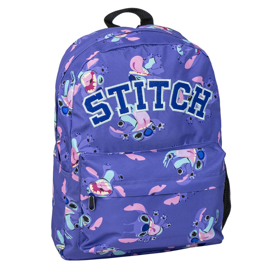 Mochila Escolar Grande 42 Cm Stitch - Papelaria Encantada