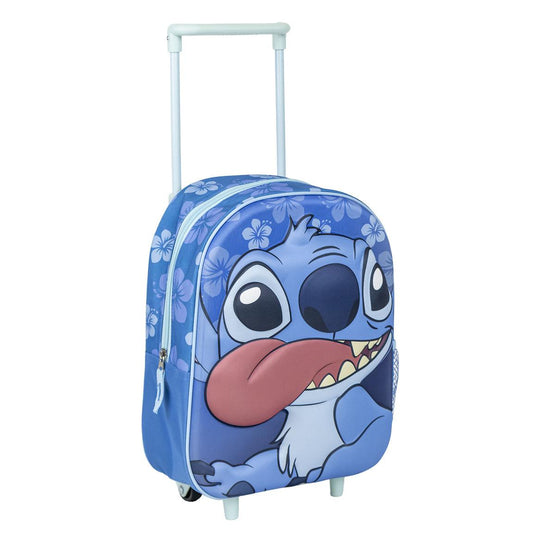 Mochila Infantil Trolley 3d Stitch - Papelaria Encantada