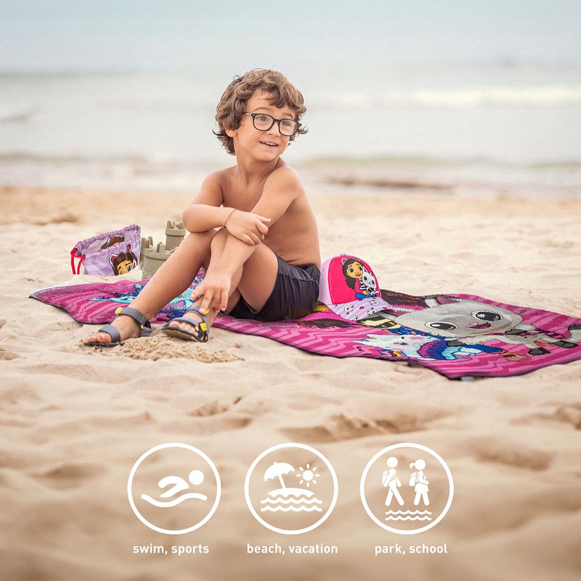 Toalha Conjunto Gabby´S Dollhouse - Papelaria Encantada