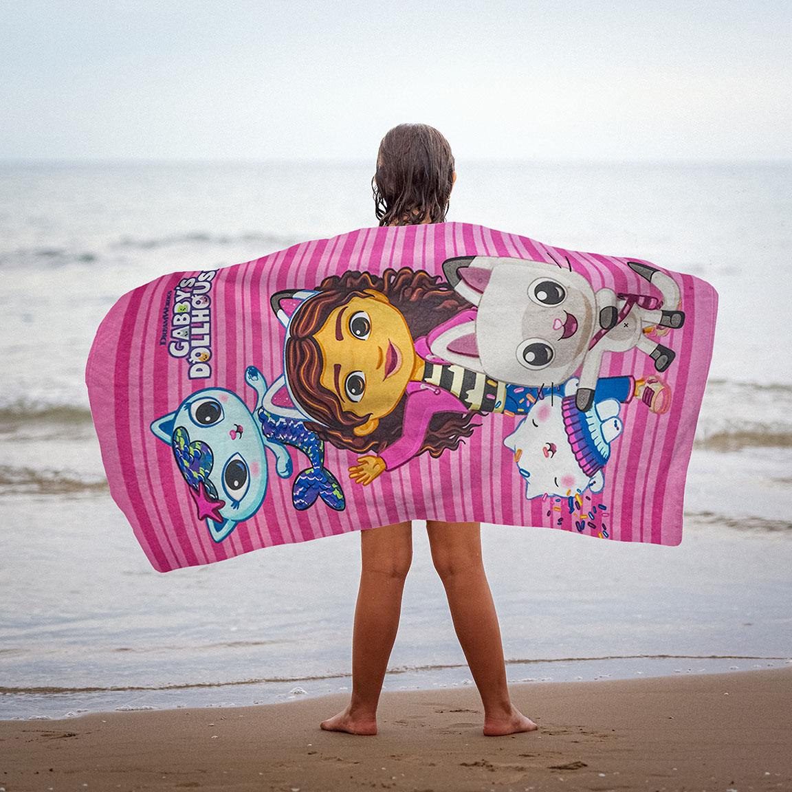 Toalha Conjunto Gabby´S Dollhouse - Papelaria Encantada