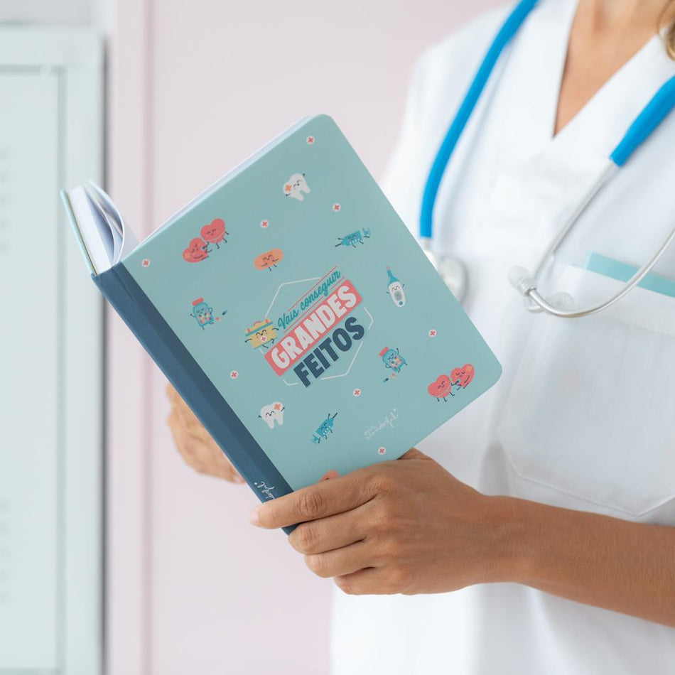 Caderno A5 - Vais conseguir grandes feitos - Mr. Wonderful