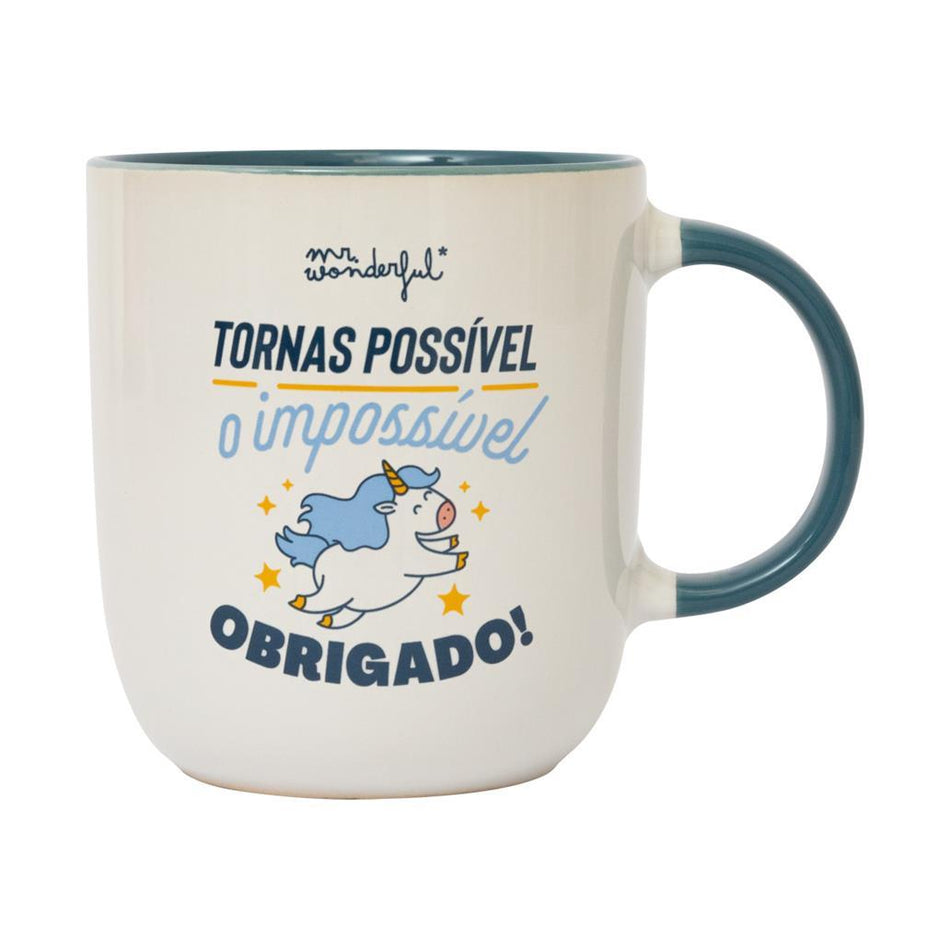 Caneca Mr. Wonderful - Tornas possível o impossível