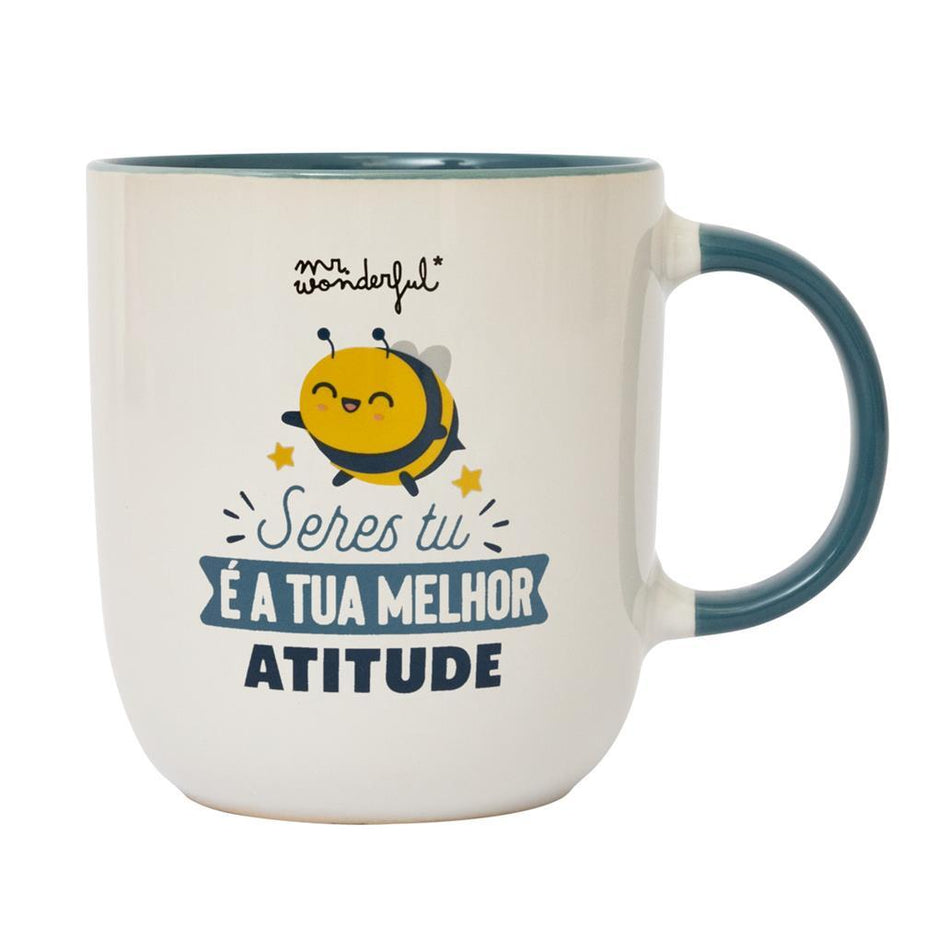 Caneca Mr. Wonderful - Seres tu é a tua melhor atitude