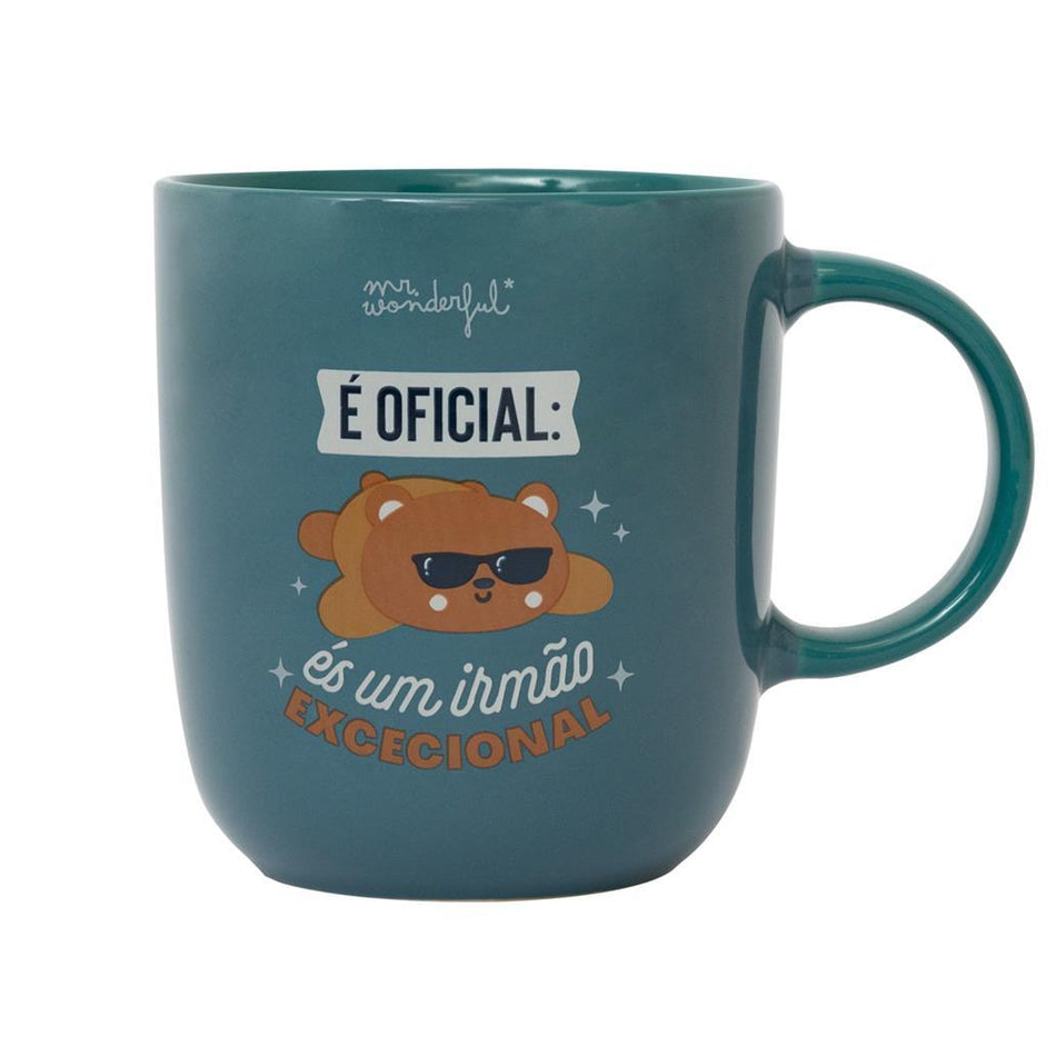 Caneca Mr. Wonderful - É oficial: és um irmão excecional