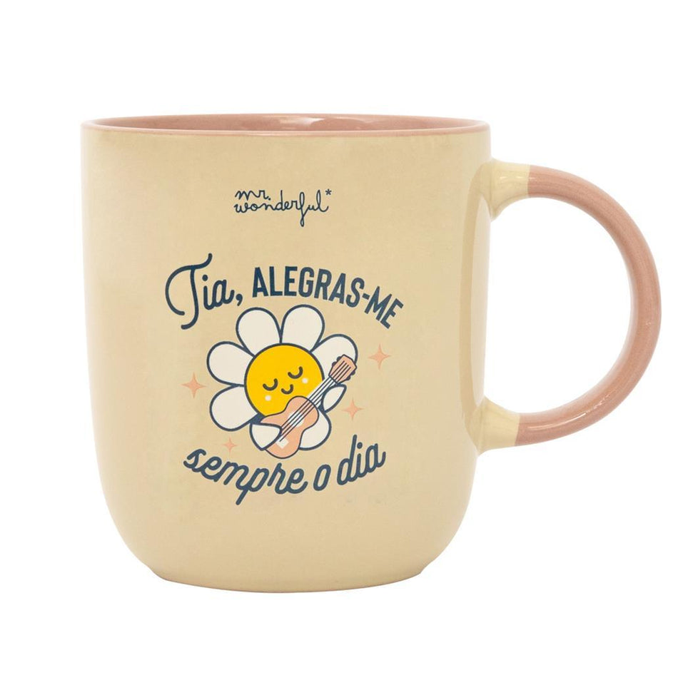 Caneca Mr. Wonderful - Tia, alegras-me sempre o dia