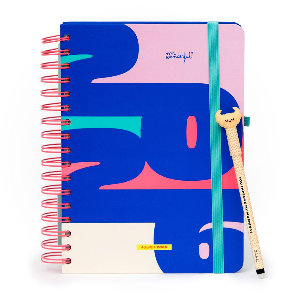 Agenda Wonder 2026 Diária - Quando uma porta se fecha, abre-se esta agenda Mr Wonderful