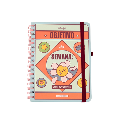 Agenda Wonder 2026 Semanal - Objetivo da semana: que termine! Mr Wonderful