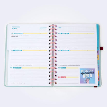 Agenda Wonder 2026 Semanal - Objetivo da semana: que termine! Mr Wonderful