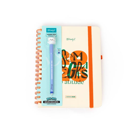 Agenda Office 2026 Semanal - Sem regras, só atitude Mr Wonderful