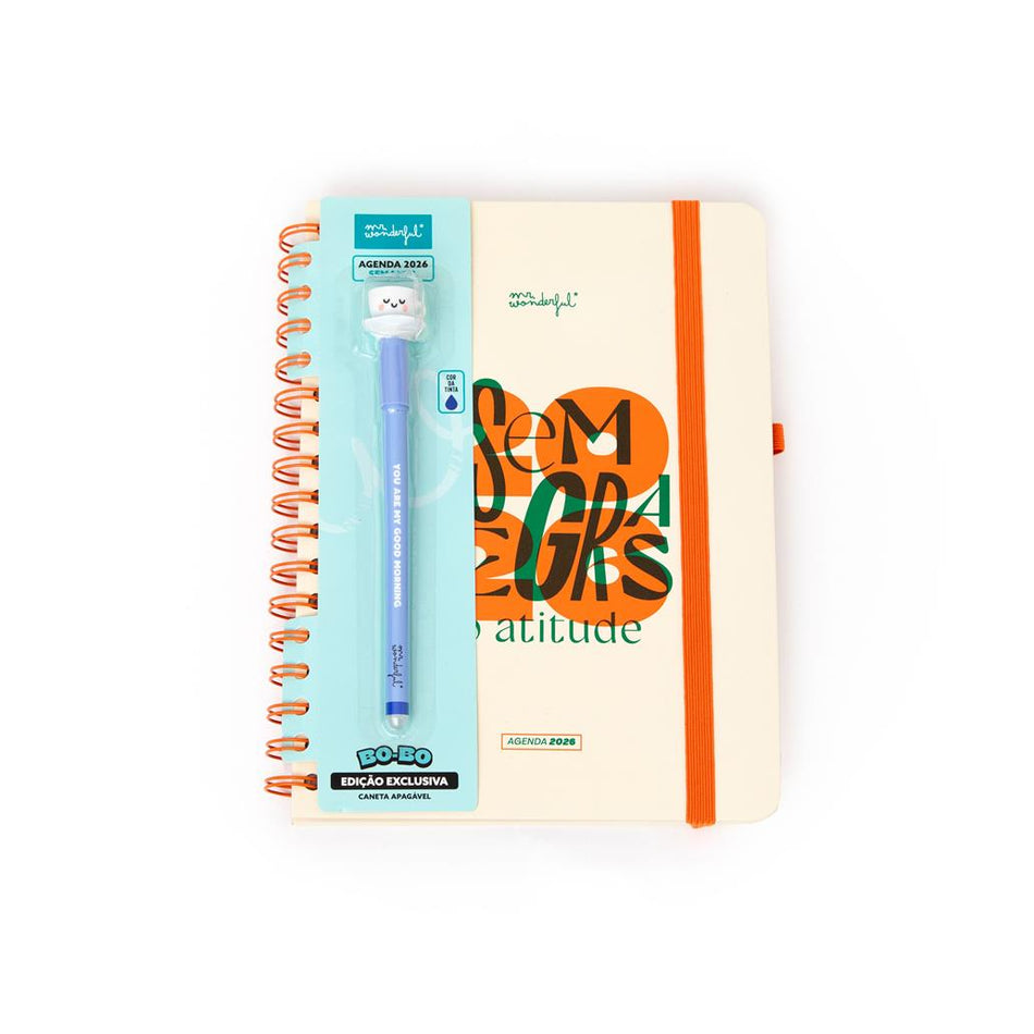 Agenda Office 2026 Semanal - Sem regras, só atitude Mr Wonderful