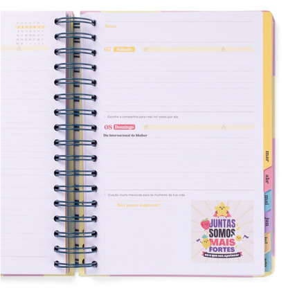 Agenda Wonder 2025-26 Diária - Grande dia á vista - Mr.Wonderful