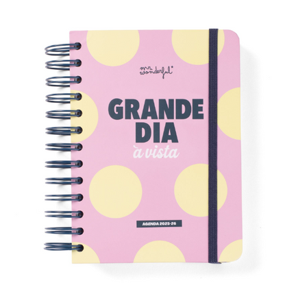 Agenda Wonder 2025-26 Diária Pequena - Grande dia à vista - Mr.Wonderful