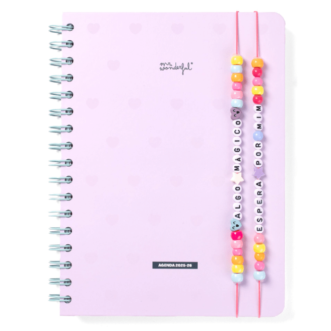 Agenda Wonder 2025-26 Semanal - Algo mágico espera por mim - Mr.Wonderful