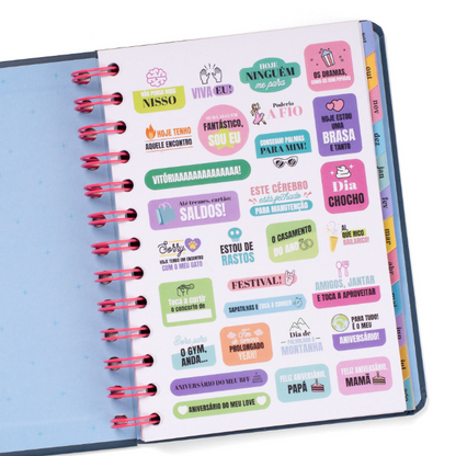 Agenda Wonder 2025-26 Semanal Pequena - Superplanos e boas vibrações - Mr.Wonderful