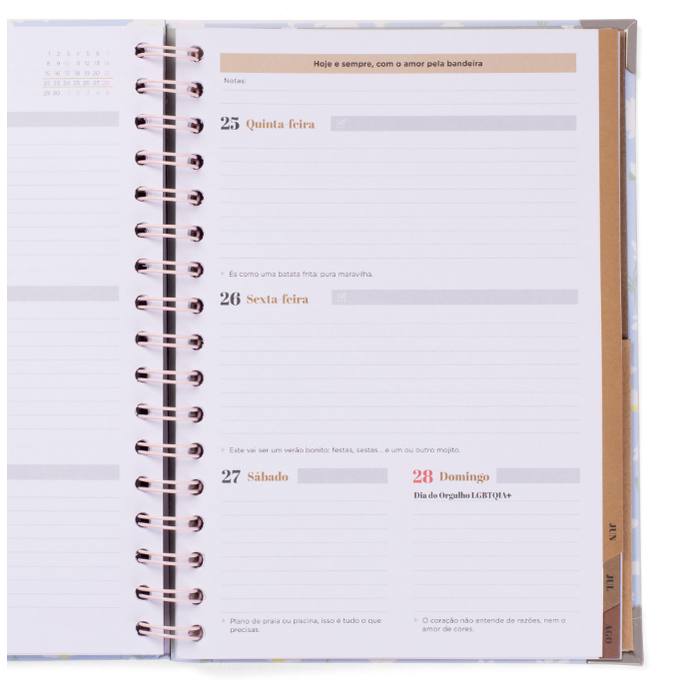 Agenda Wonder 2025-26 Semanal - Era uma vez ... a minha vida - Mr.Wonderful