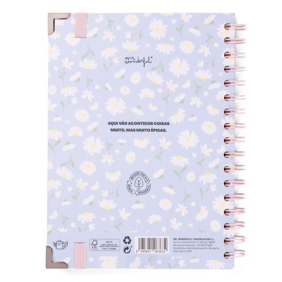 Agenda Wonder 2025-26 Semanal - Era uma vez ... a minha vida - Mr.Wonderful