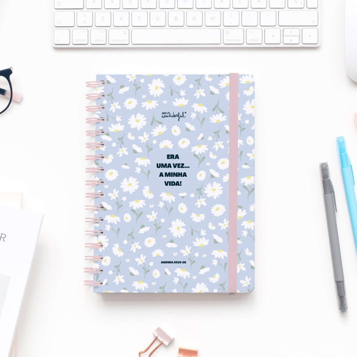 Agenda Wonder 2025-26 Semanal - Era uma vez ... a minha vida - Mr.Wonderful