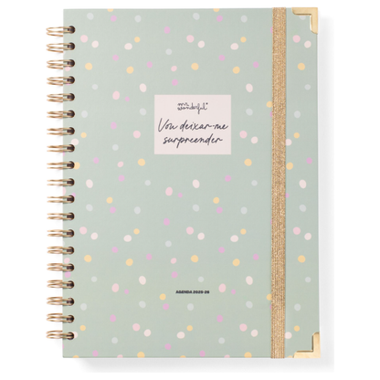 Agenda Wonder 2025-26 Semanal Grande - Vou deixar-me surpreender - Mr.Wonderful