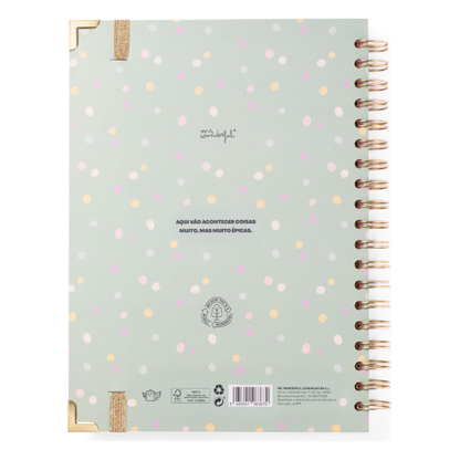 Agenda Wonder 2025-26 Semanal Grande - Vou deixar-me surpreender - Mr.Wonderful