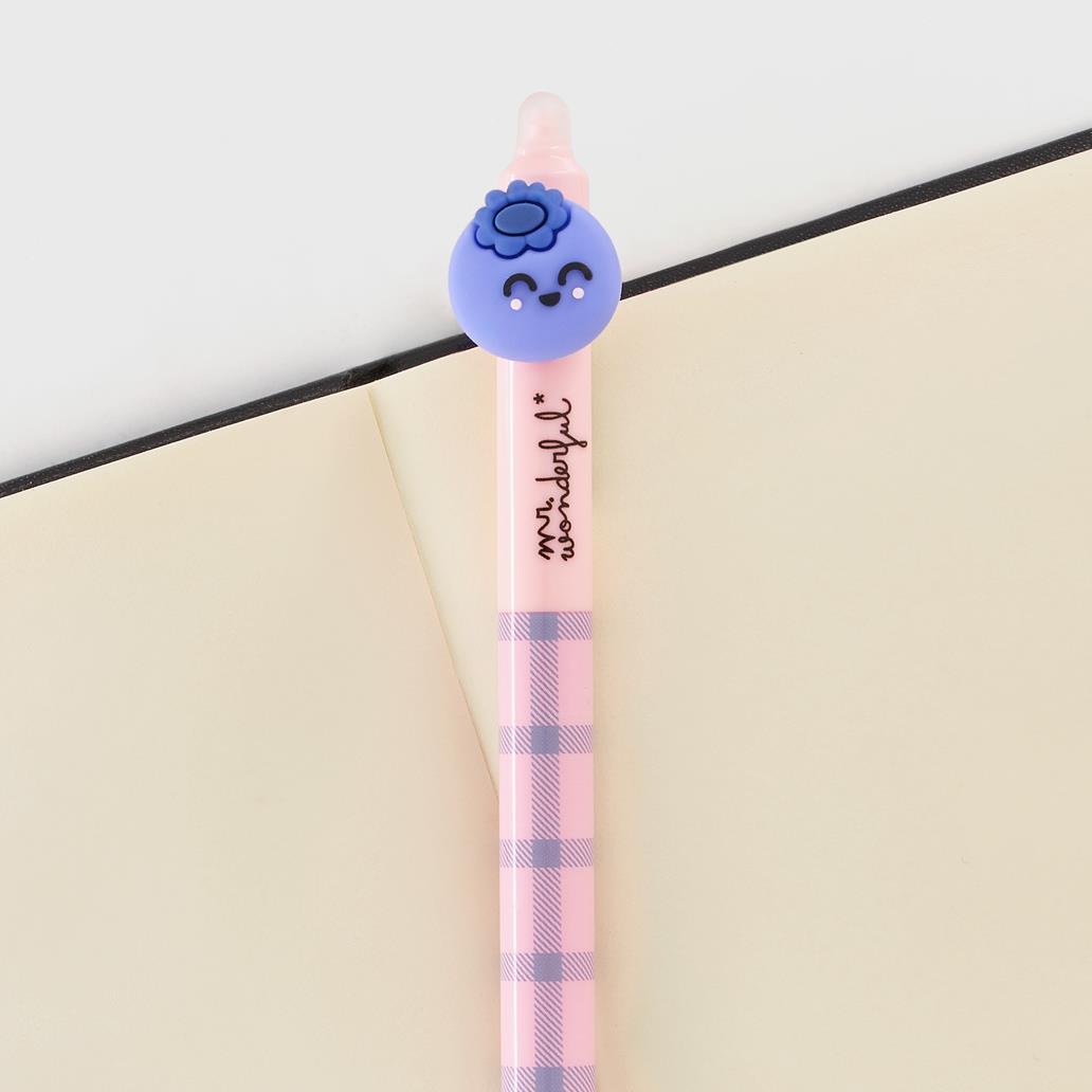 Esferográfica apagável e retrátil Mirtilo - Mr Wonderful