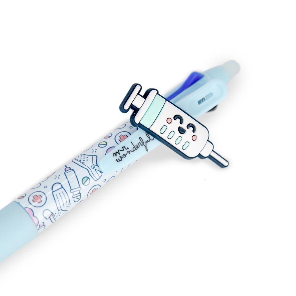 Esferográfica Multicolor - saúde - Mr. Wonderful