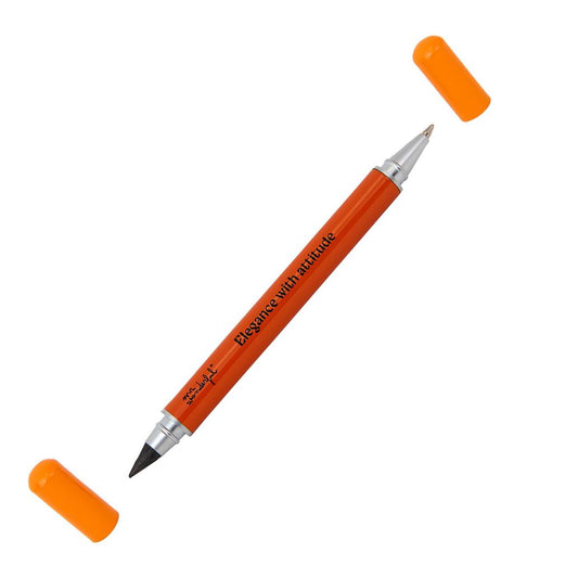 Esferográfica + lápis infinito 2 em 1 - Elegance with attitude Mr.wonderful