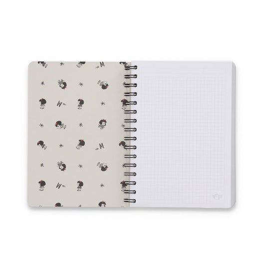 Caderno A5 Mafalda Quadriculado Mr. Wonderful