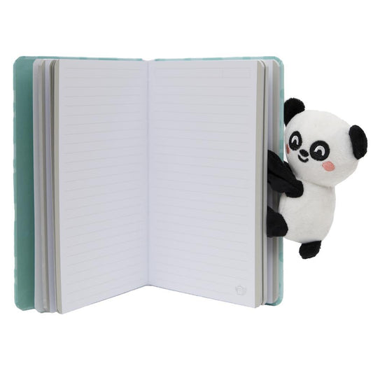 Caderno A5 com peluche panda - Be your best self Mr Wonderful