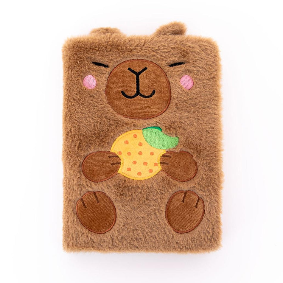 Caderno A5 peluche - Capivara - Mr Wonderful
