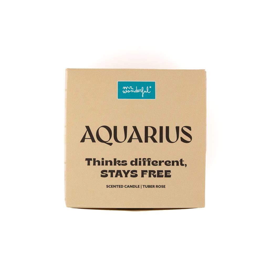 Vela perfumada - Aquário - Mr. Wonderful