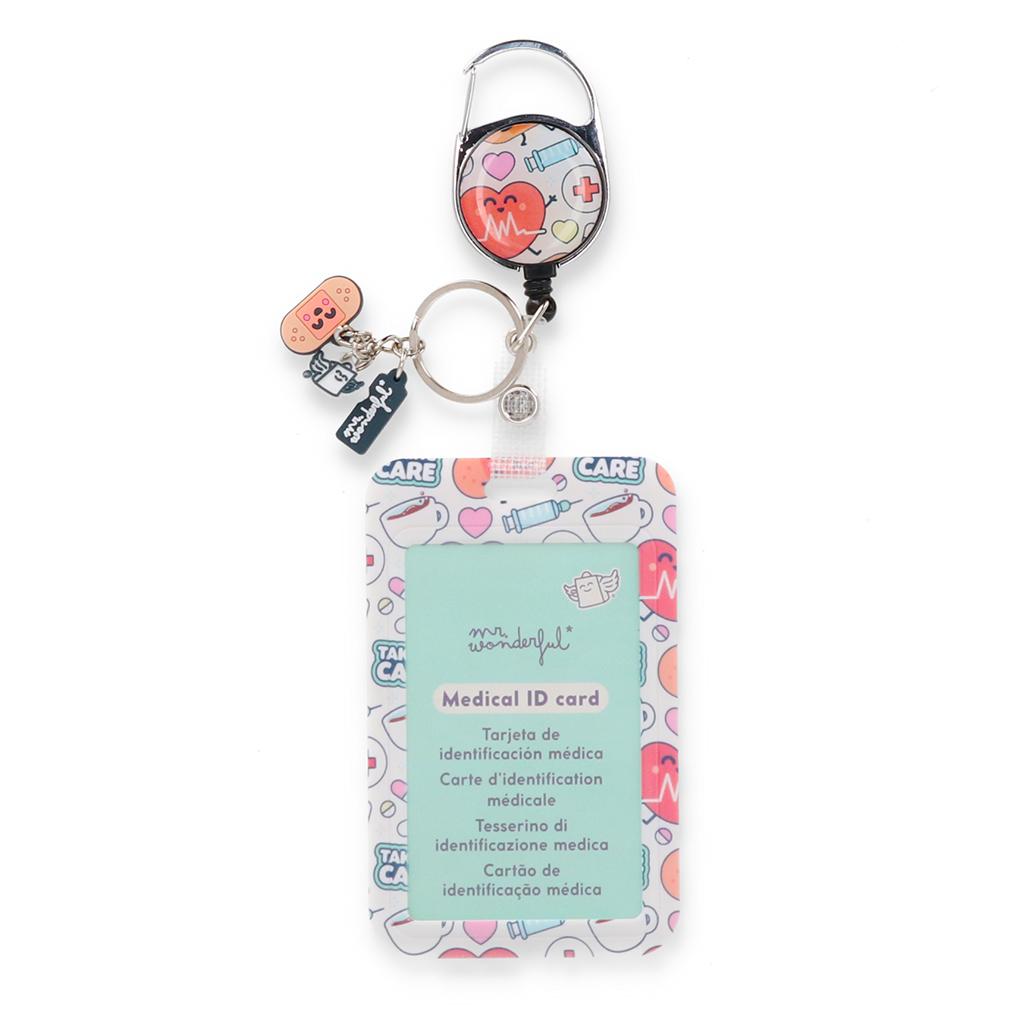 Porta-Cartões de Identificação Médica - Mr. Wonderful - Saúde