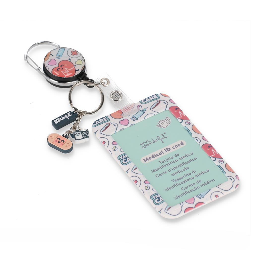 Porta-Cartões de Identificação Médica - Mr. Wonderful - Saúde