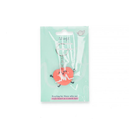 Porta-Chaves Coração - Eletrocardiograma - Mr. Wonderful - Saúde