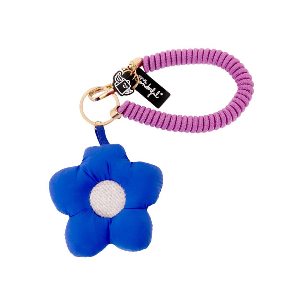 Porta-chaves flor - Azul - Mr. Wonderful