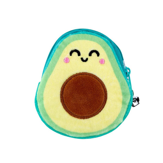 Bolsa com porta-chaves, mini caderno e folha de autocolantes - Abacate Mr. Wonderful