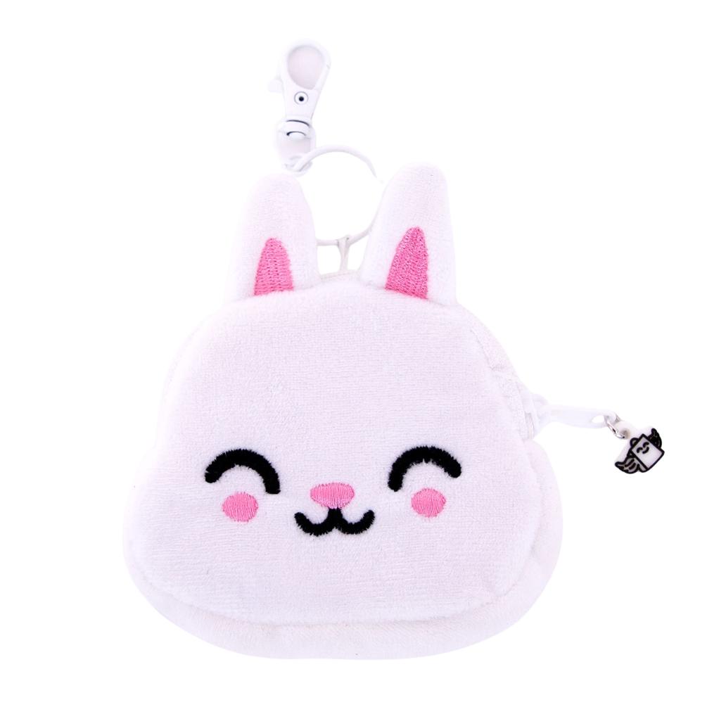 Bolsa com porta-chaves, mini caderno e folha de autocolantes - Coelho Mr. Wonderful