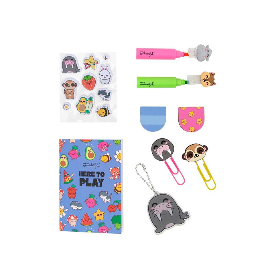 Conjunto para decorar a tua Agenda - Here to play - Mr.wonderful