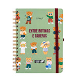 Agenda 27 Sermanal Grande - Entre rotinas, e tarefas - Mr. Wonderful