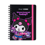 Agenda 27 Semanal Grande Kuromi - Wanna hang out today - Mr. Wonderful