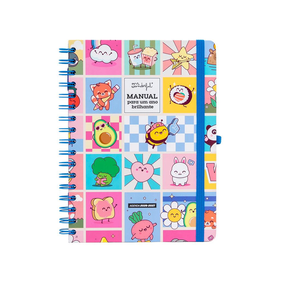 Agenda 26-27 Semanal - Manual para um ano brilhante - Mr. Wonderful