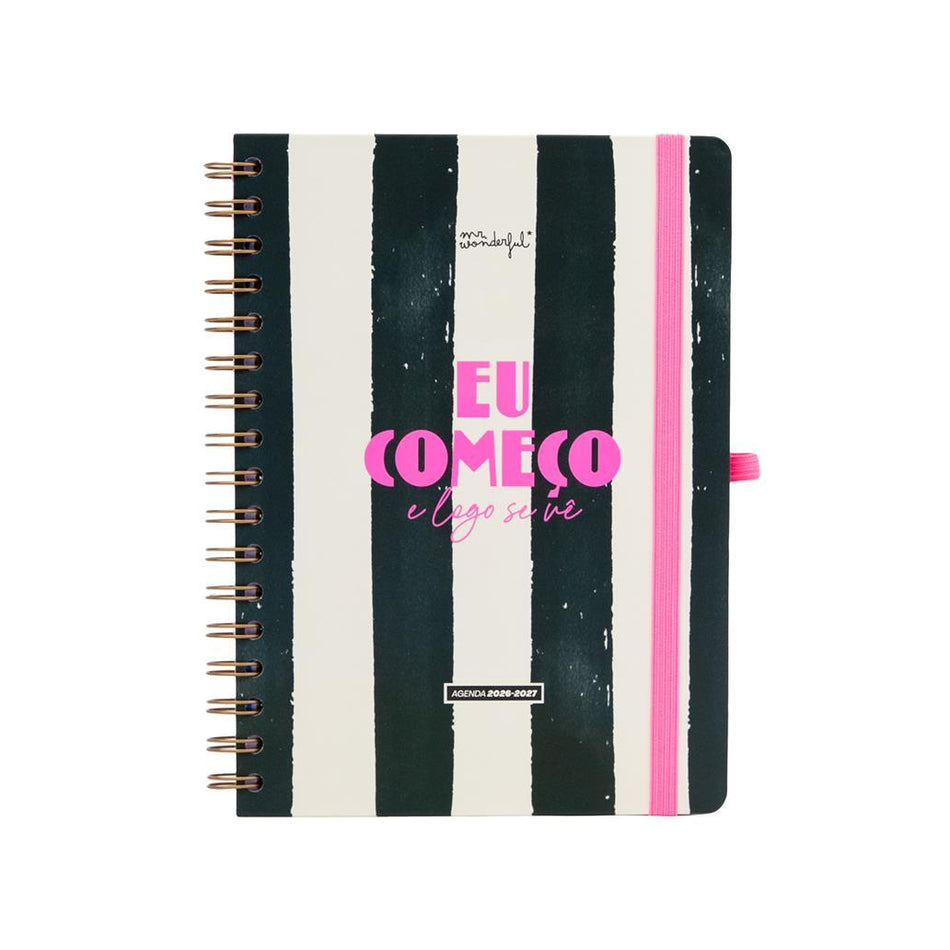 Agenda 26-27 Semanal - Eu começo e logo se vê - Mr. Wonderful